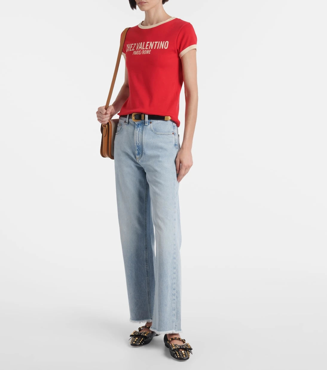 Valentino - Printed cotton jersey T-shirt