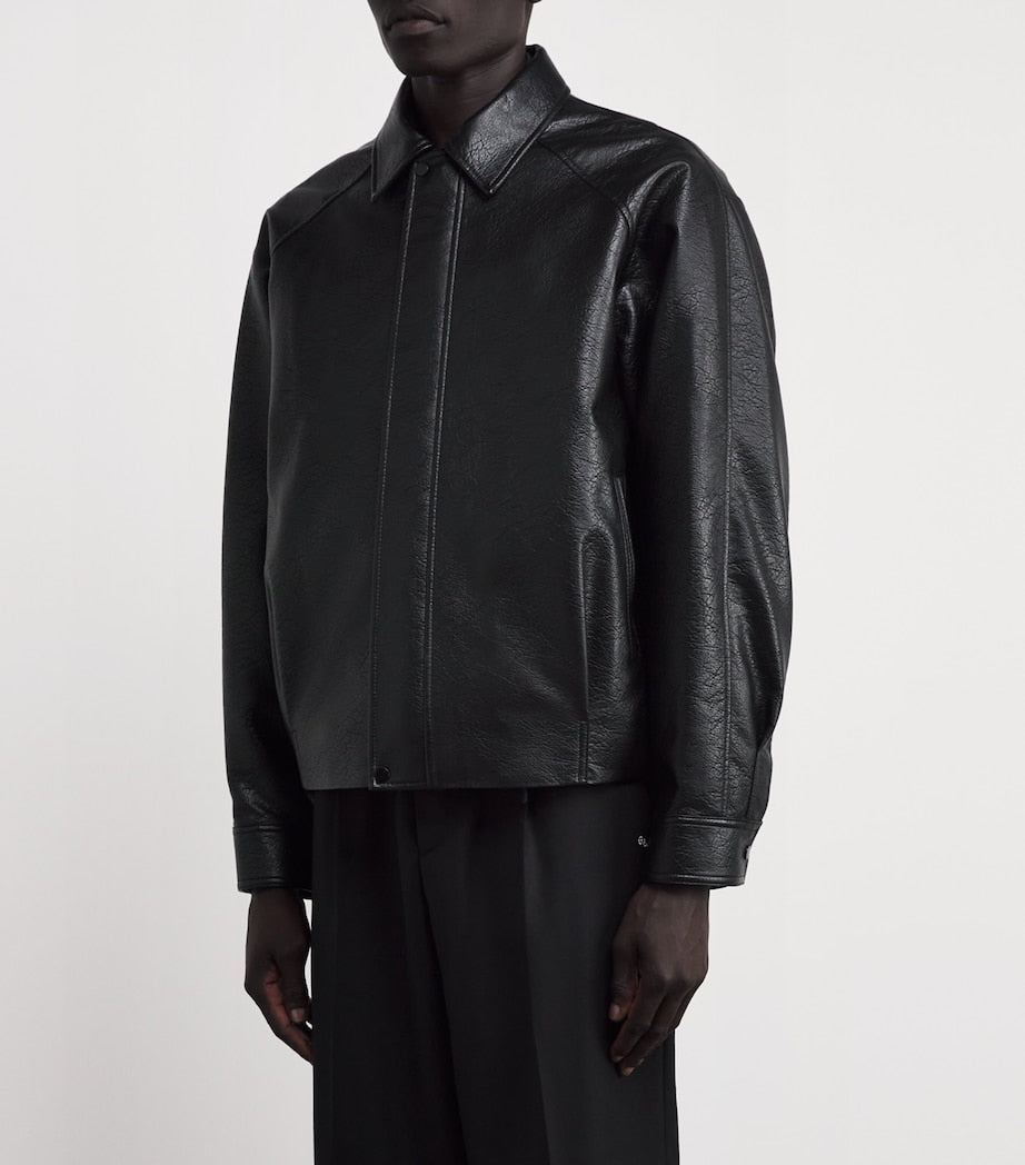 Black Faux Leather Jacket