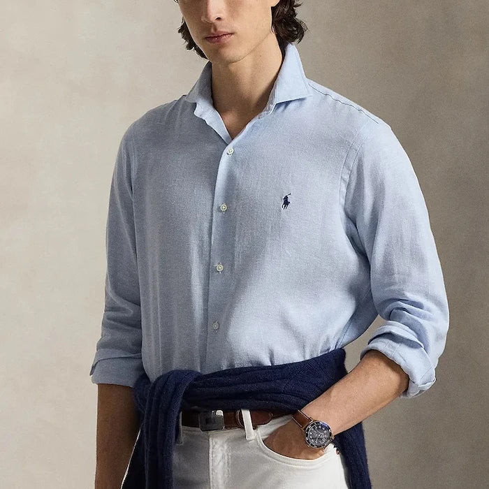 Polo Ralph Lauren риза мъжка от вълна