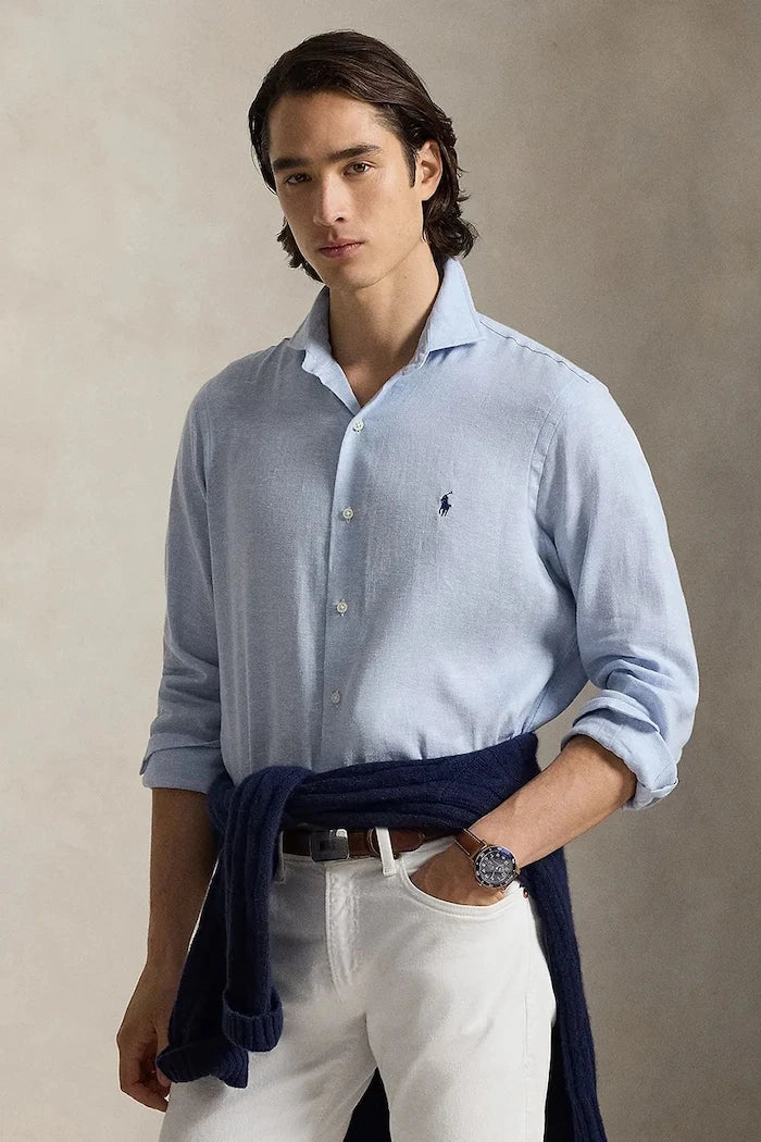 Polo Ralph Lauren риза мъжка от вълна