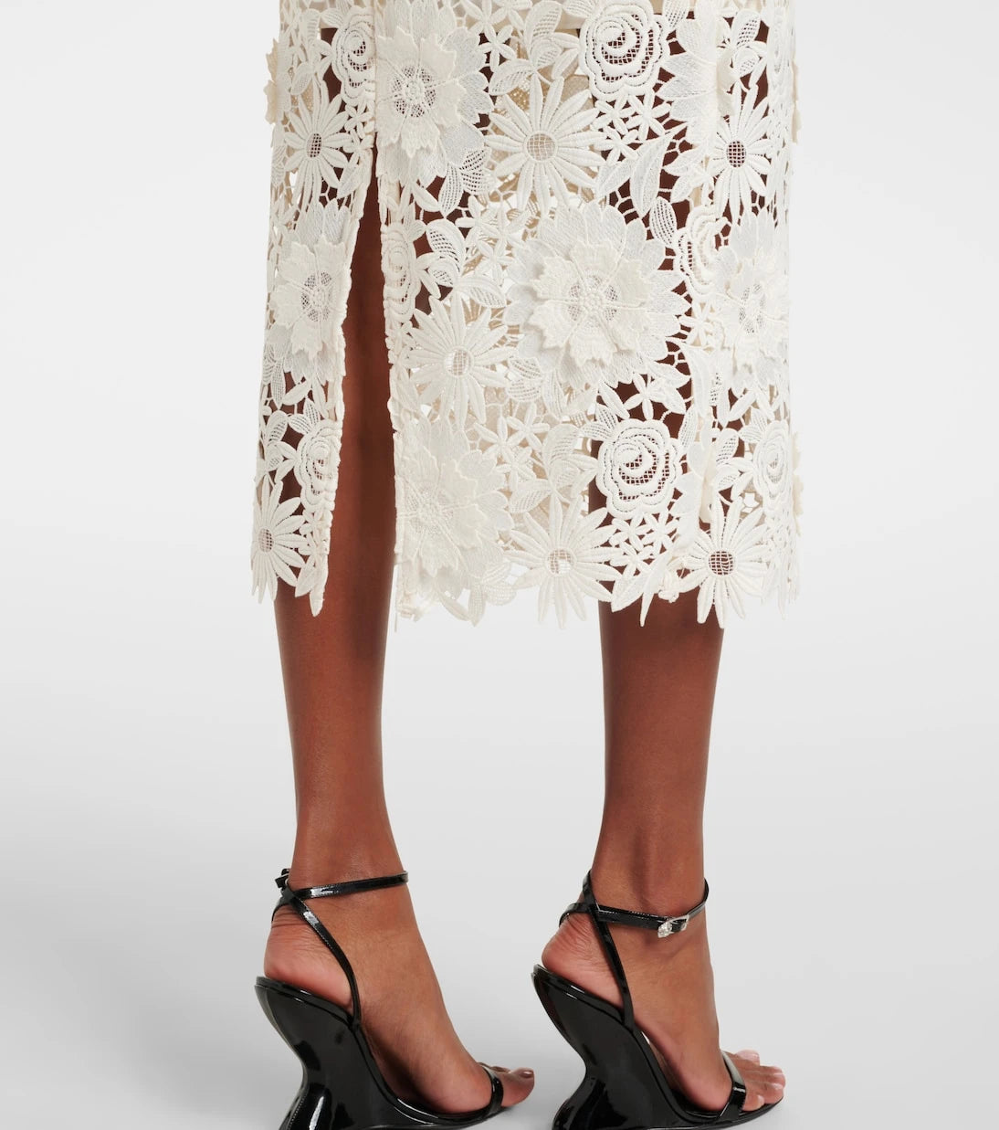 Rotate - Bridal lace pencil skirt