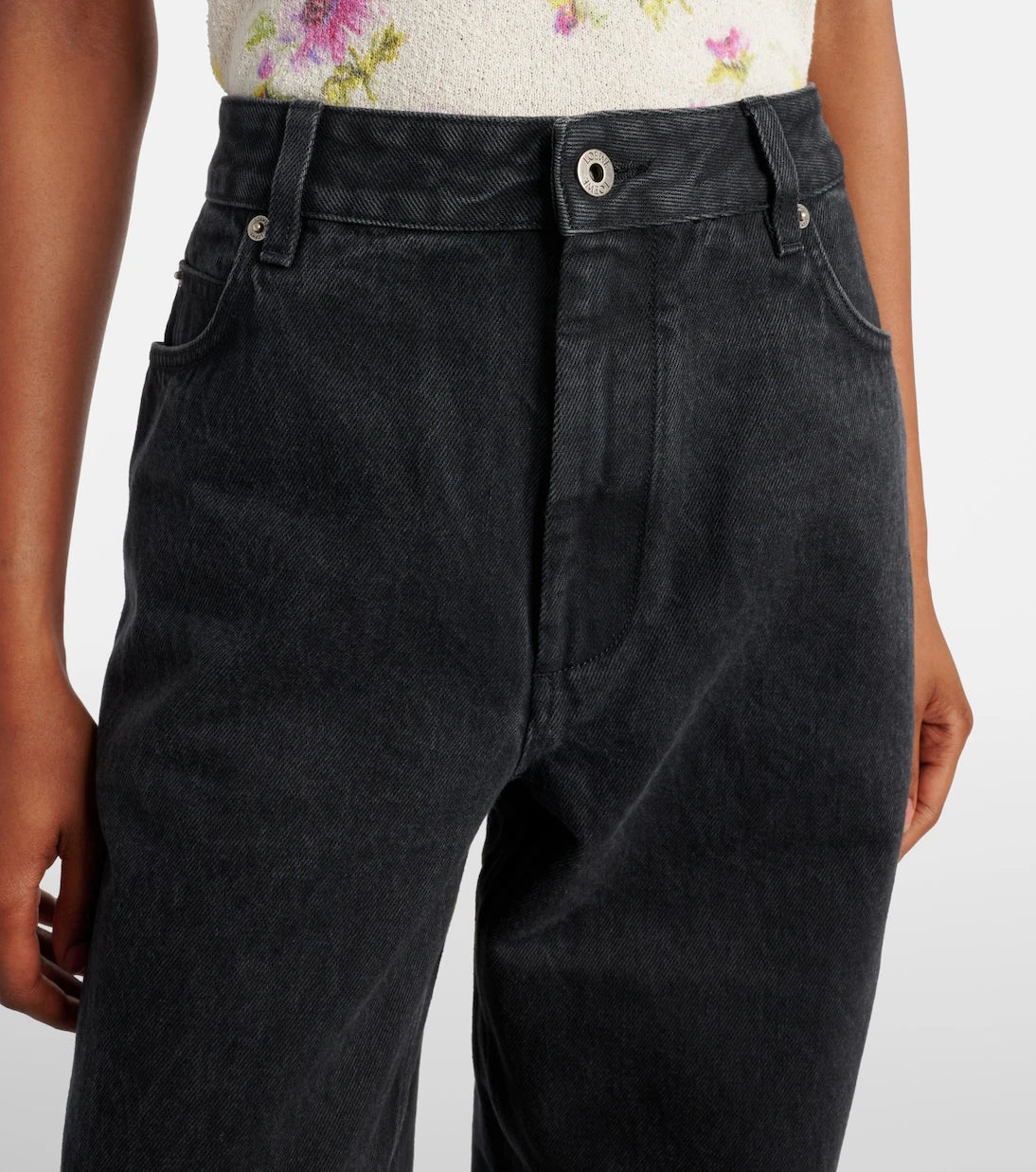 Loewe - Anagram wide-leg jeans
