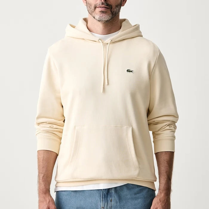 Lacoste erkek pamuklu kapüşonlu sweatshirt
