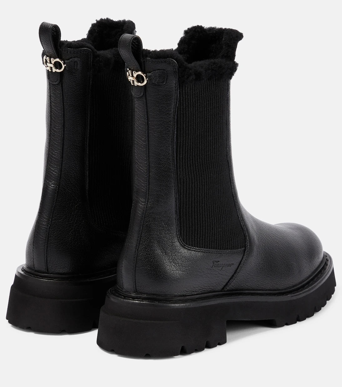 Ferragamo - Leather ankle boots
