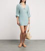 Blue Cotton Azura Mini Dress