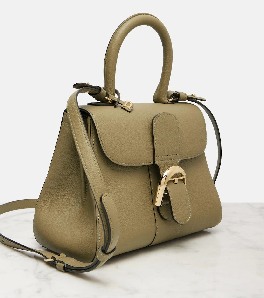 Delvaux - حقيبة كتف Brilliant Small من الجلد