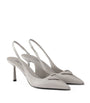 Prada Brushed Leather Slingback Pumps 75