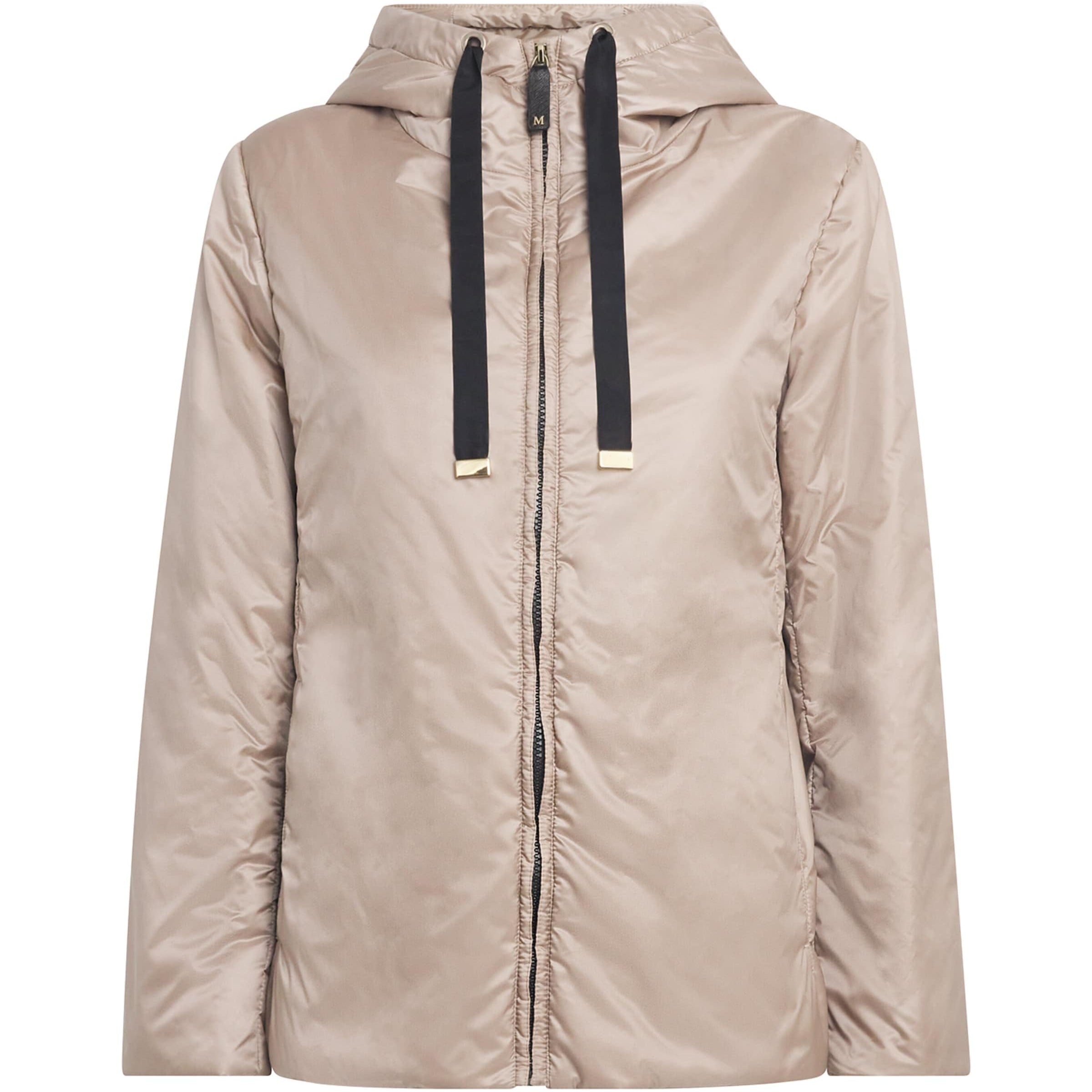 Max Mara Beige The Cube Hooded Puffer Jacket