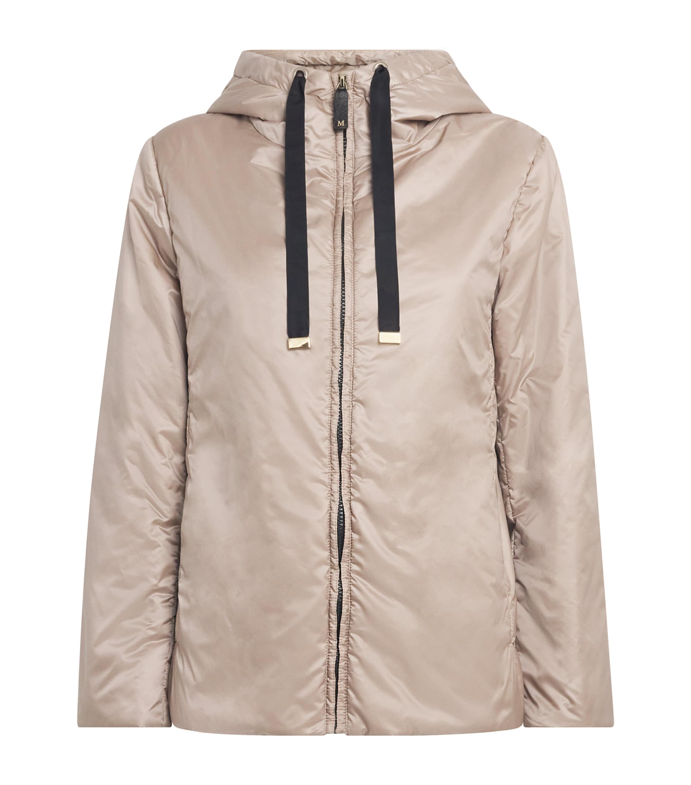Max Mara Beige The Cube Hooded Puffer Jacket