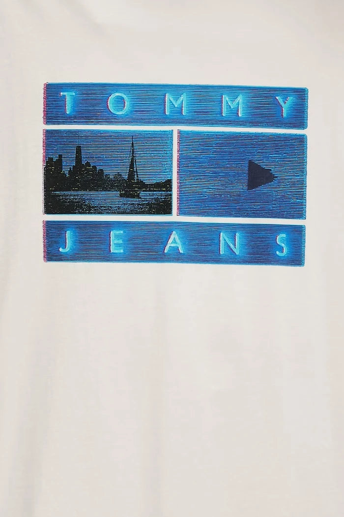 Tommy Jeans Erkek Pamuk Tişört