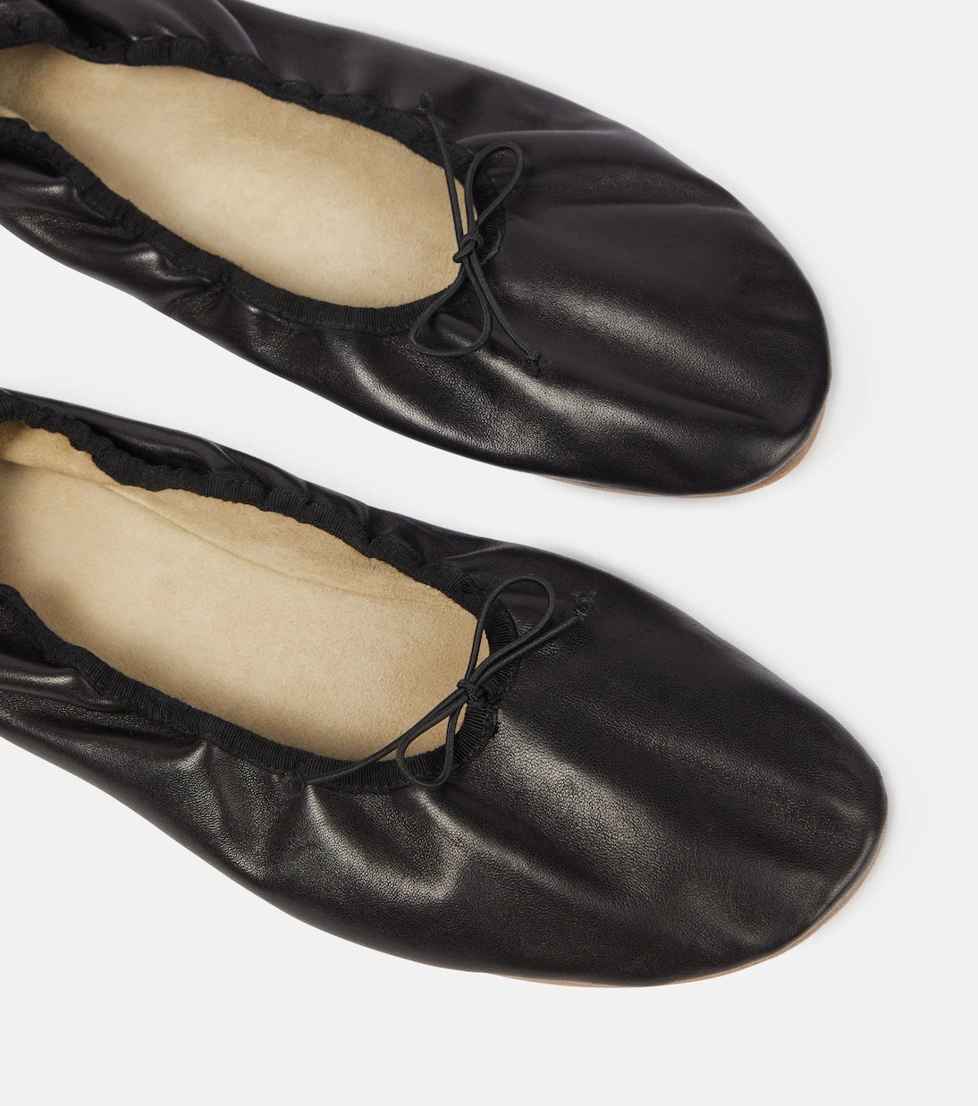 The Row - Leather ballet flats