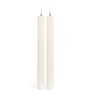 Deluxe Homeart Wax LED Dinner Candles (Set of 2)