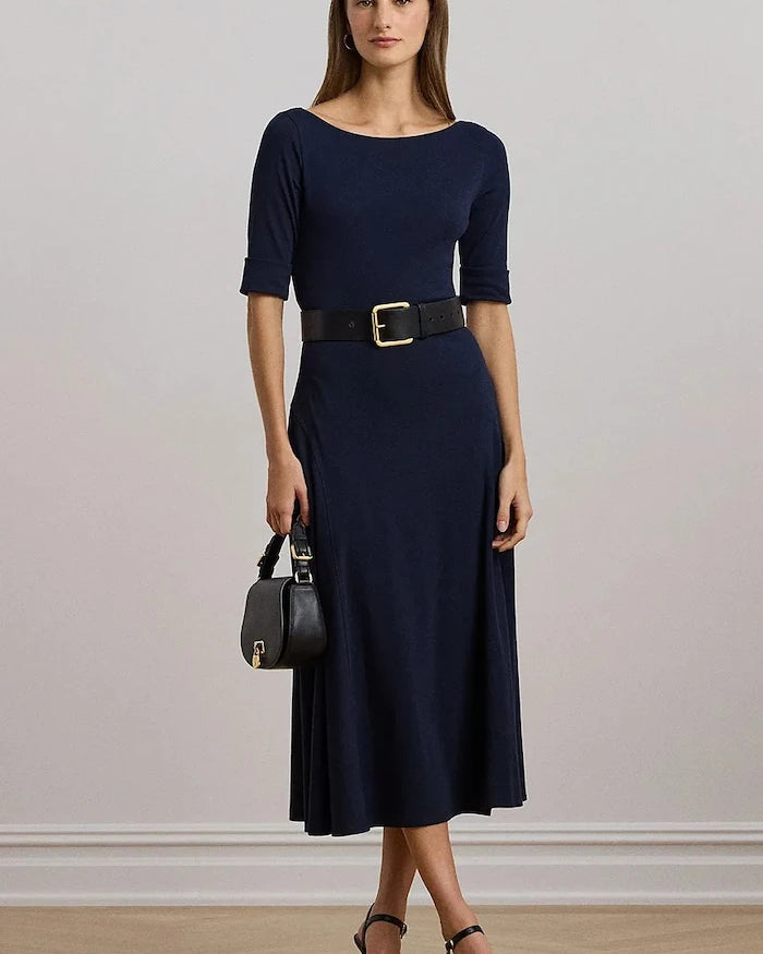 Lauren Ralph Lauren pamuklu kloş elbise