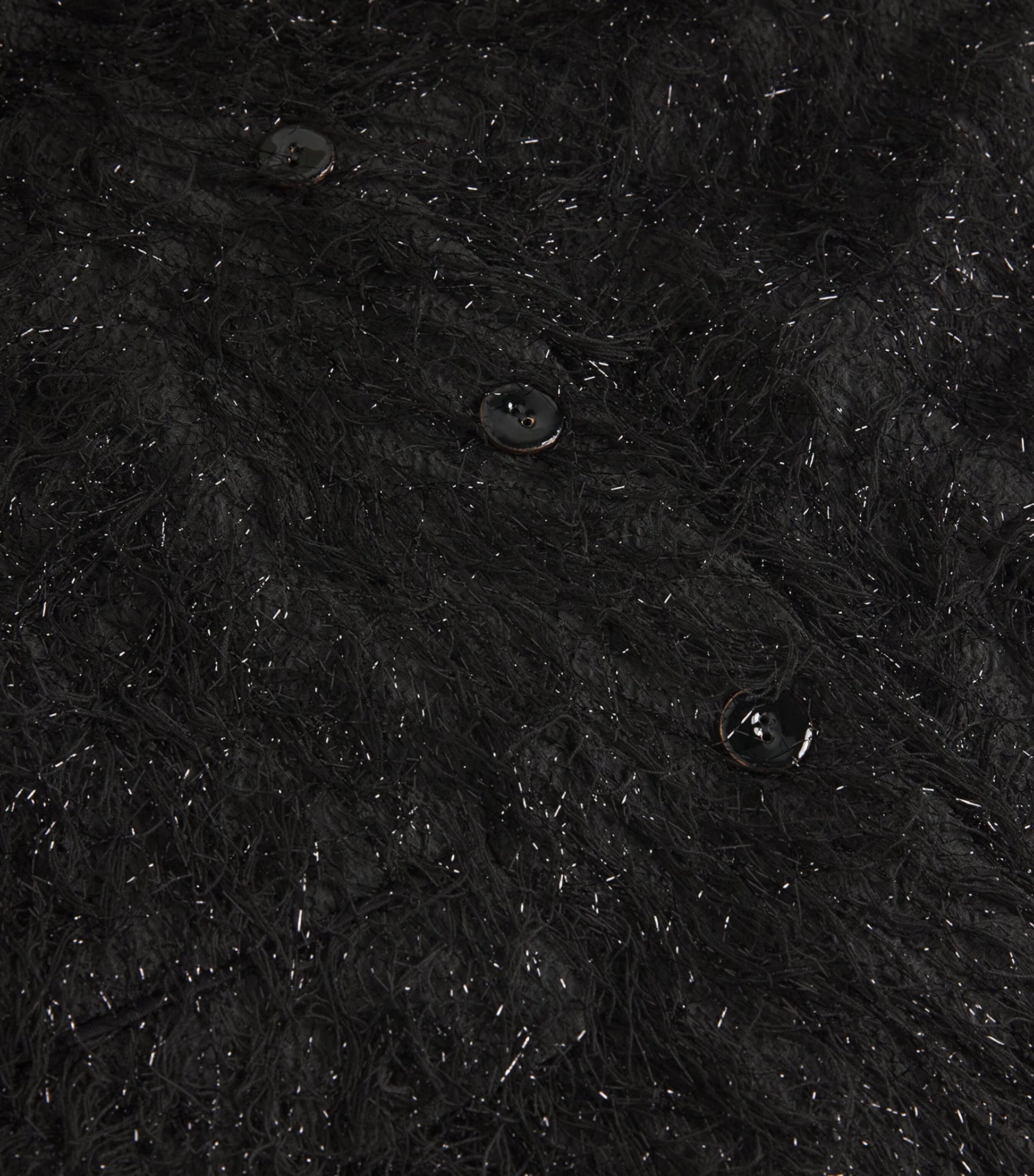 Erdem Black Fil Coupé Cropped Jacket