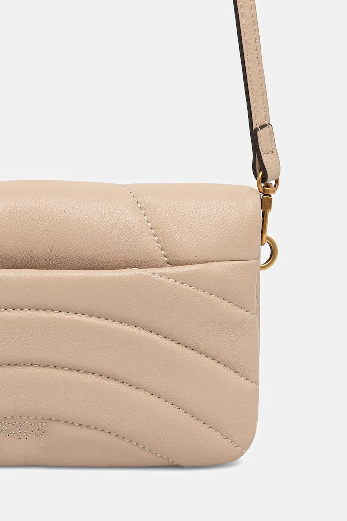 Pinko чанта crossbody дамска от кожа
