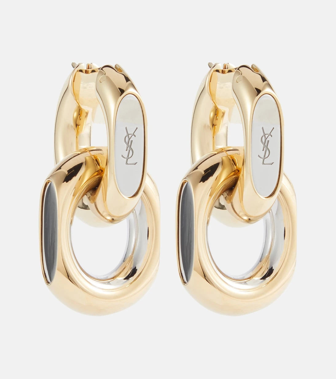 Saint Laurent - Cassandre hoop earrings