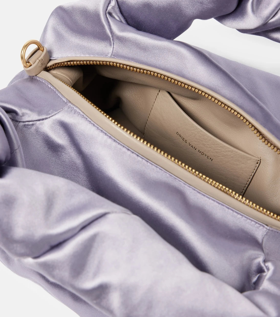 Dries Van Noten - Twist satin tote bag