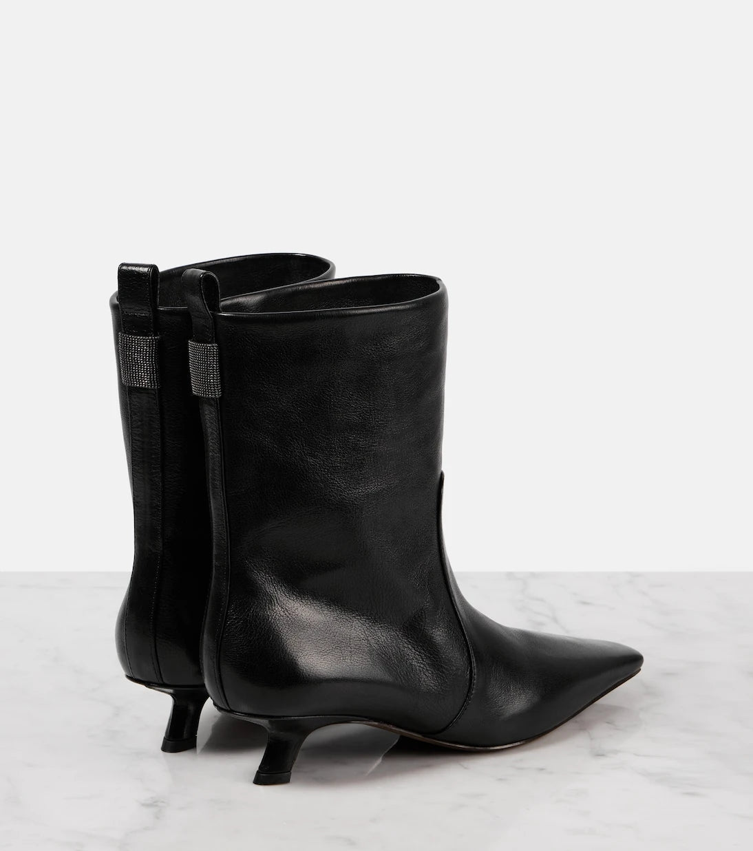 Brunello Cucinelli - Leather ankle boots