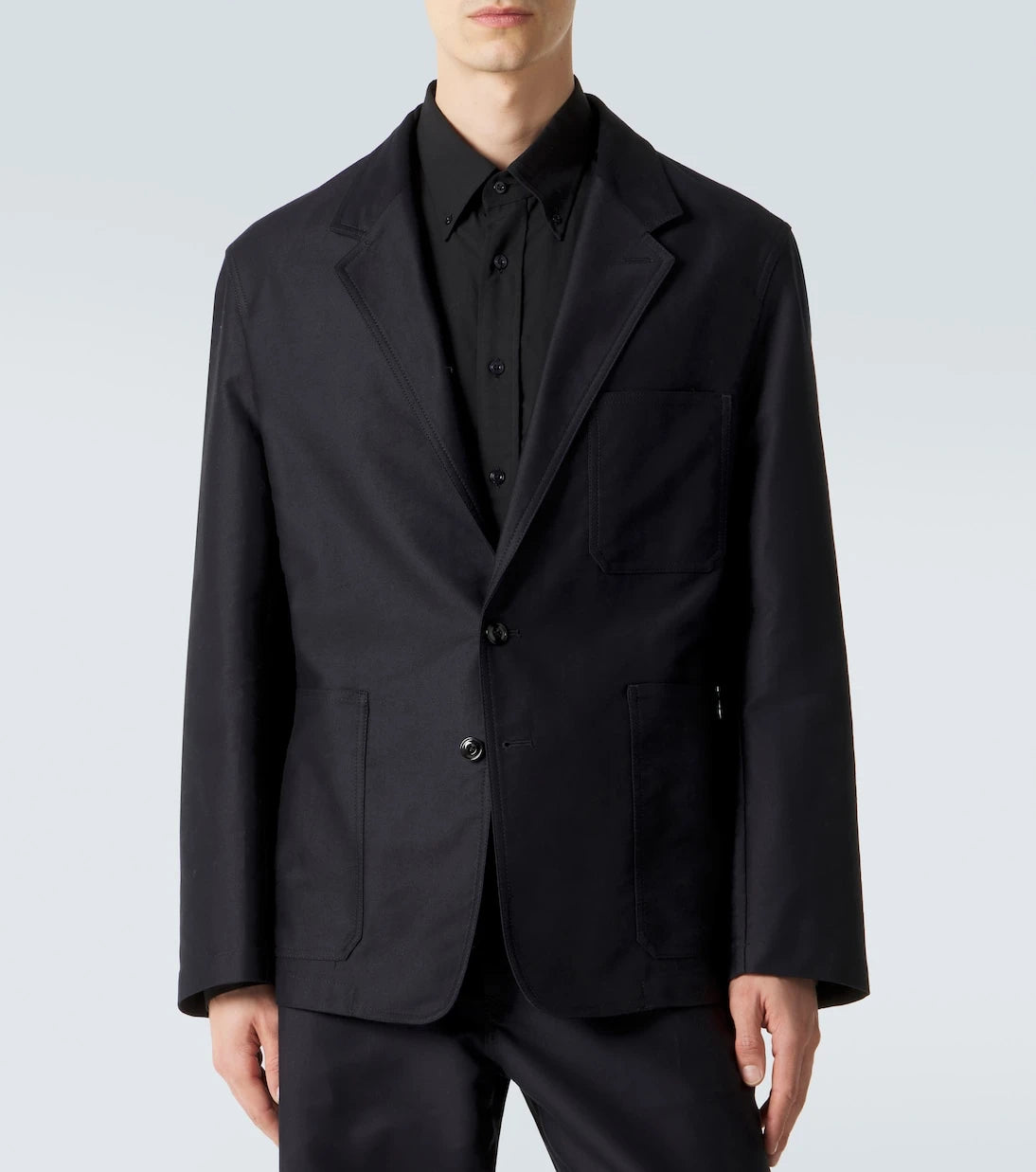 Lemaire - Cotton satin suit jacket