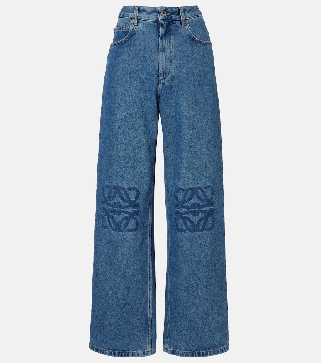 Loewe - Anagram wide-leg jeans