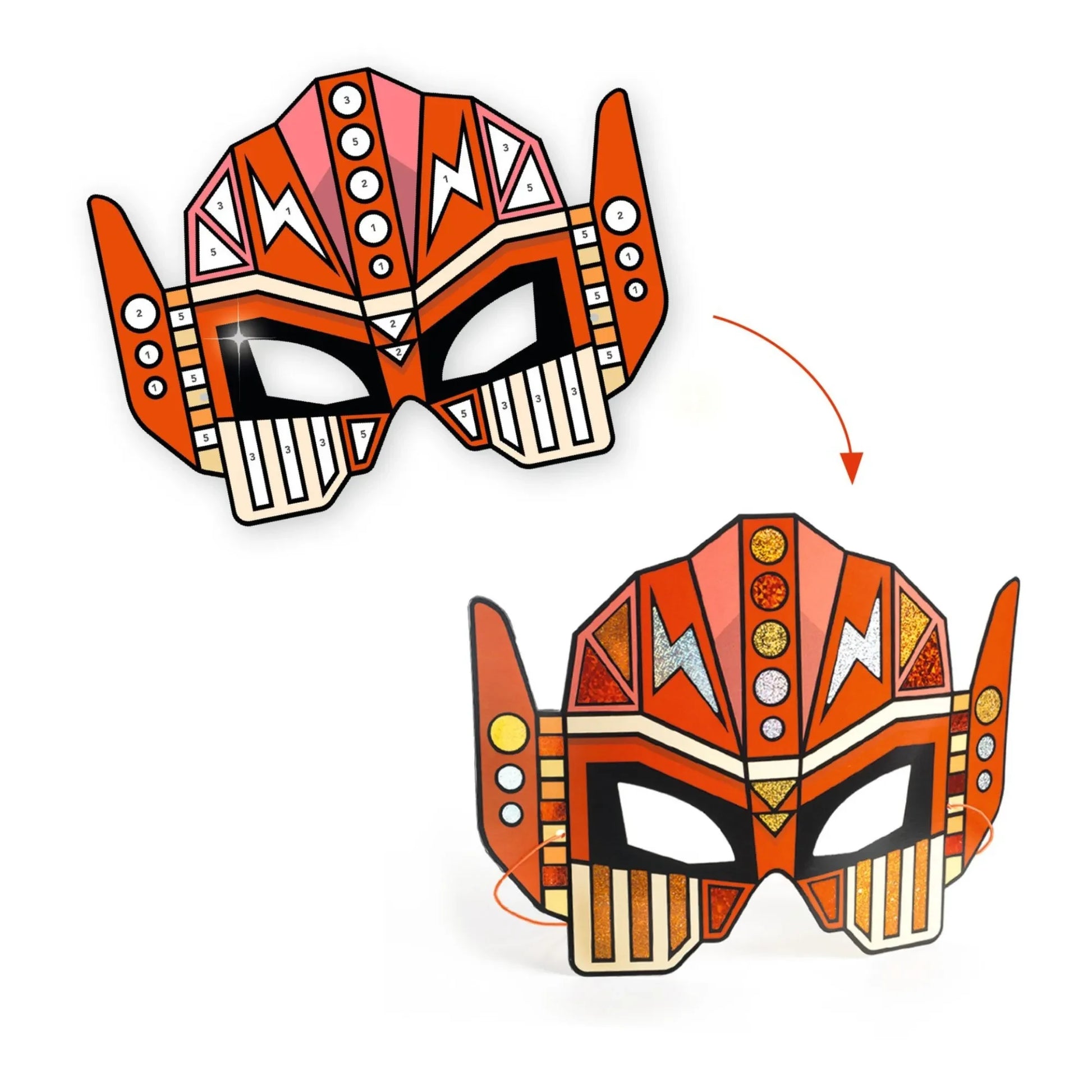 Djeco - DIY - Robots Mosaics & Stickers