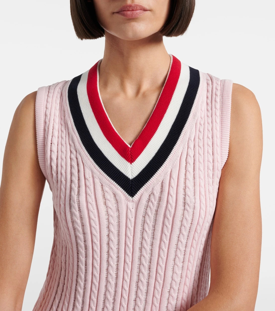 Thom Browne - Pleated cotton minidress