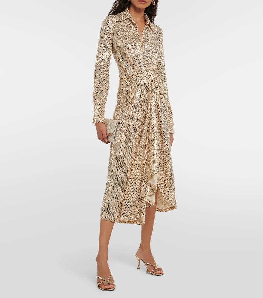 Dodo Bar Or - Joelle sequined gathered midi dress