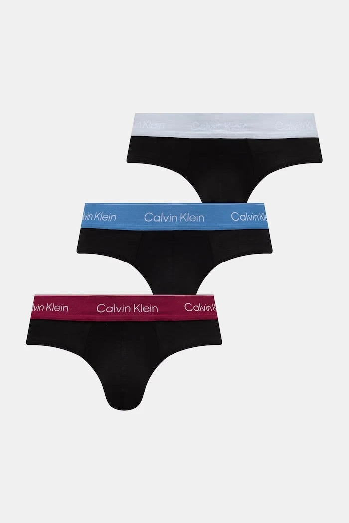Calvin Klein Underwear Erkek Pamuklu Elastan Slip 3'lü