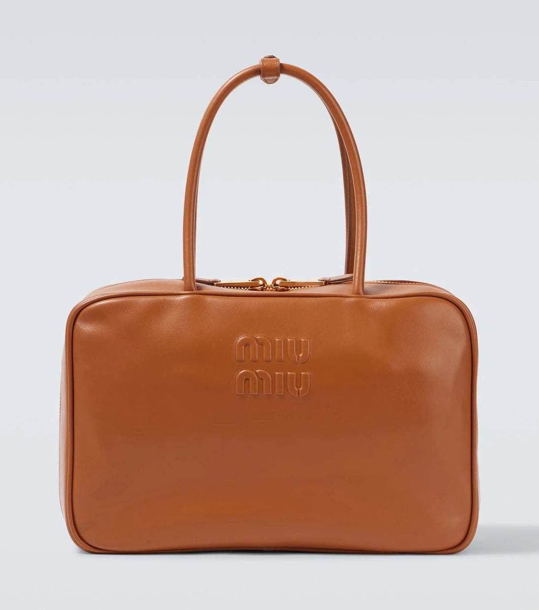 Miu Miu - Beau Large leather tote bag