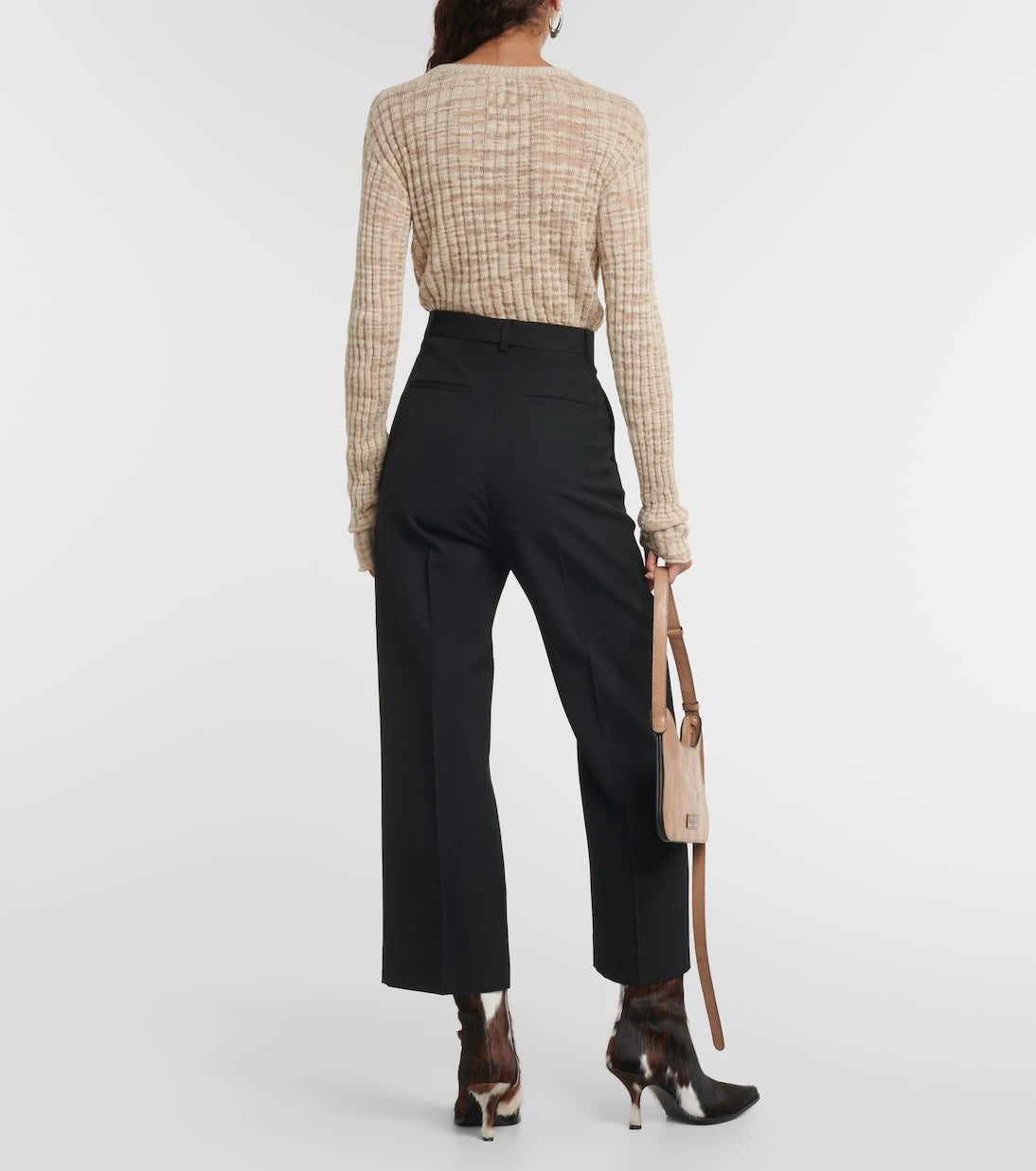Acne Studios - High-rise pleated straight pants