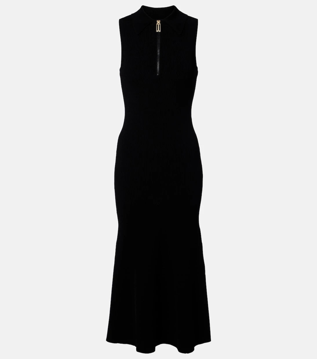 Victoria Beckham - Mira ribbed-knit midi dress