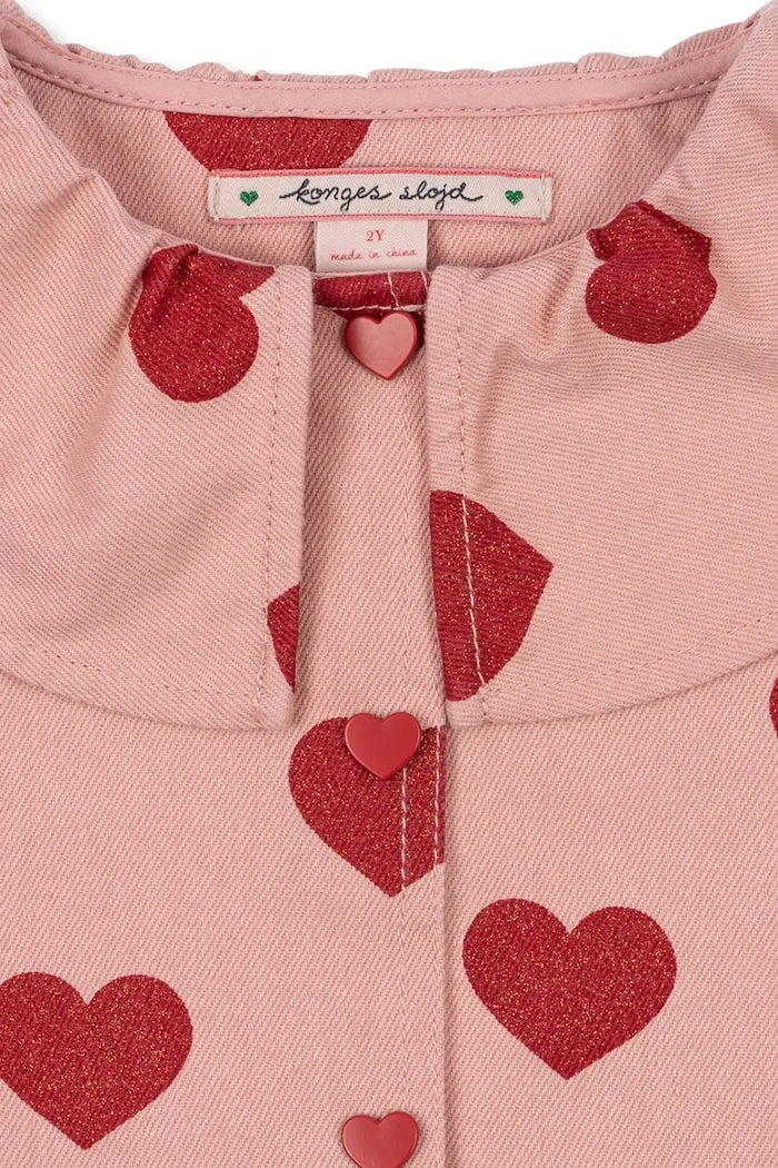 Детско дънково яке Konges Sløjd MAGOT COLLAR JACKET GOTS