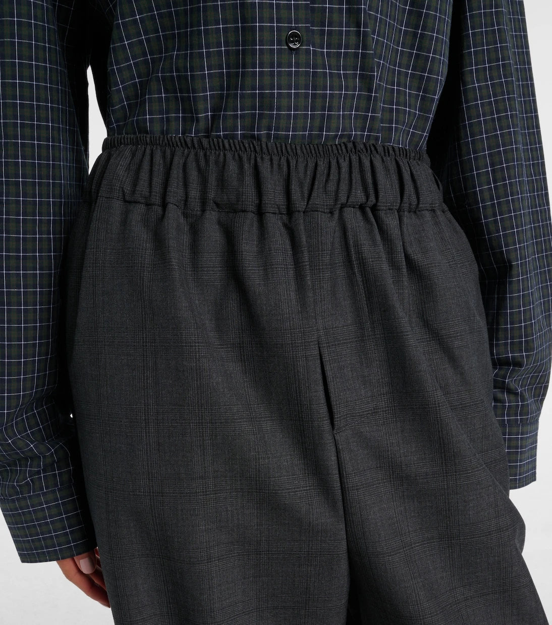 The Frankie Shop - Baxter plaid wide-leg pants