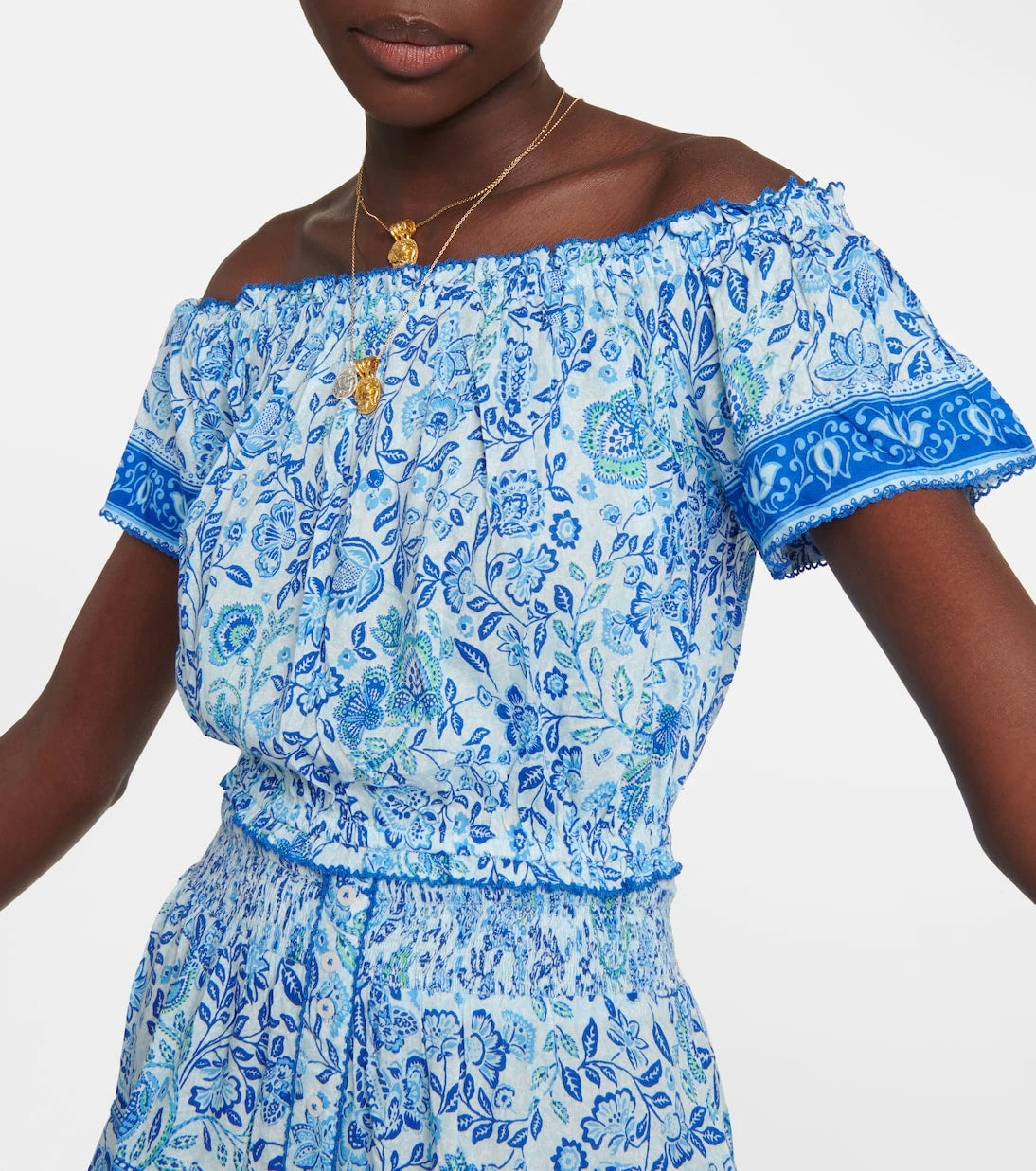 Poupette St Barth - Camila printed top