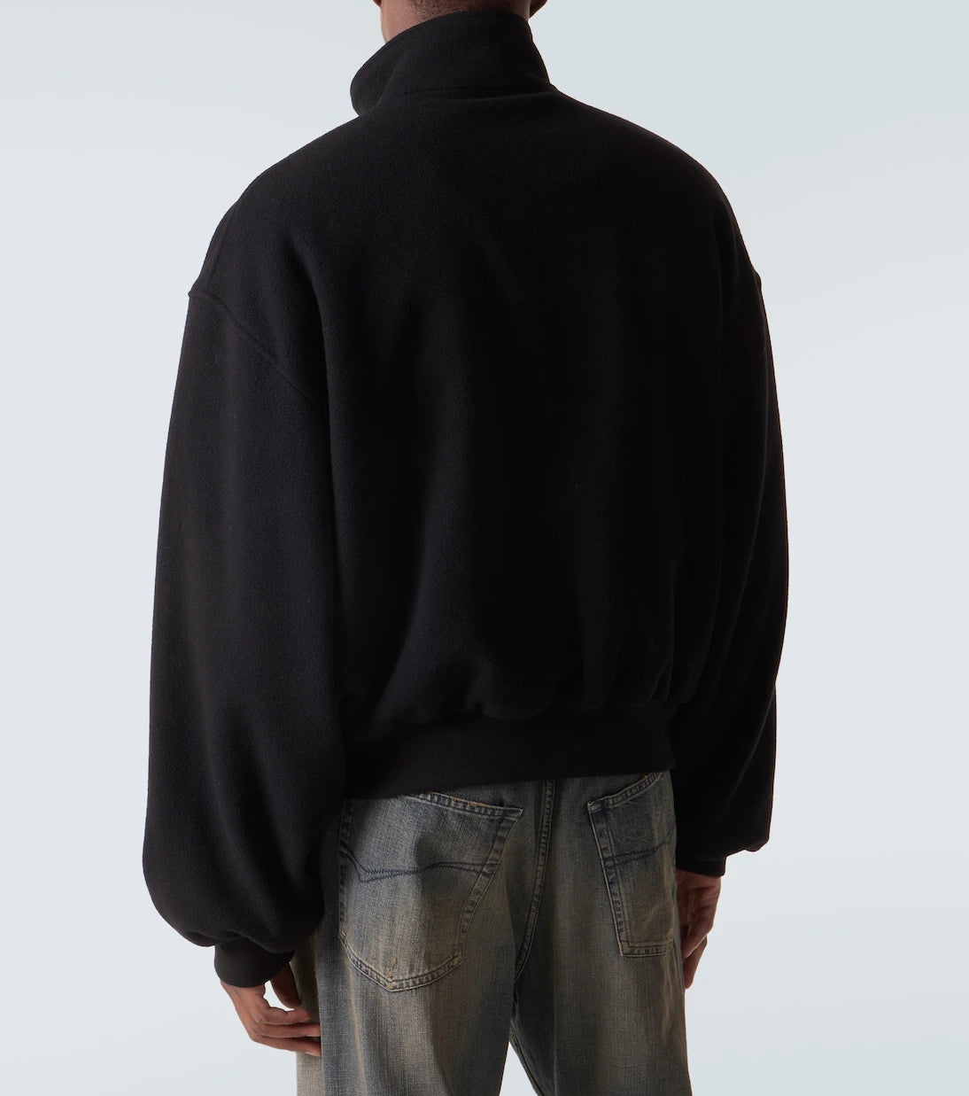 Balenciaga - جاكيت بلوزون من الصوف