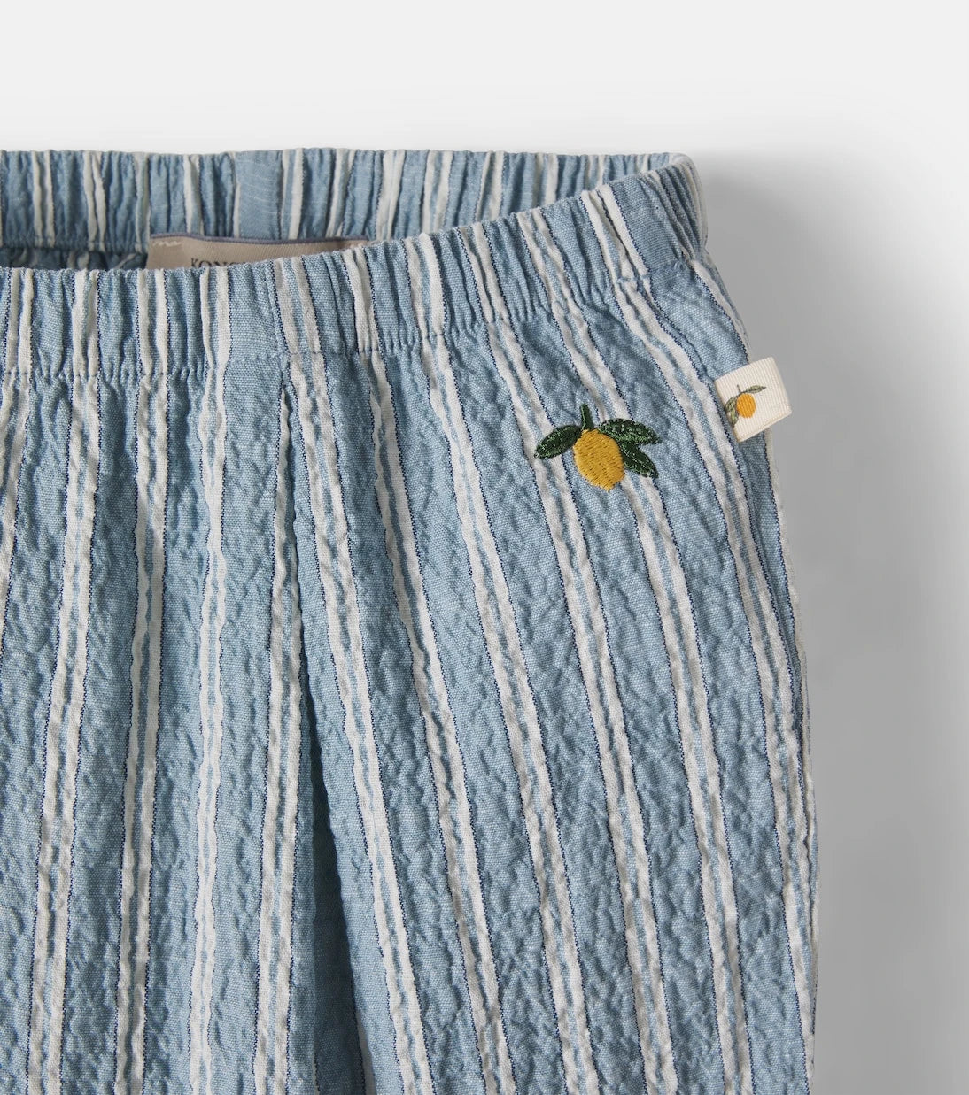 Konges Sløjd - Elliot striped cotton seersucker pants