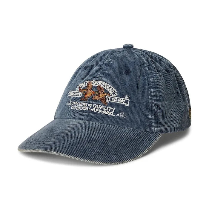 Джинсова шапка с козирка Polo Ralph Lauren