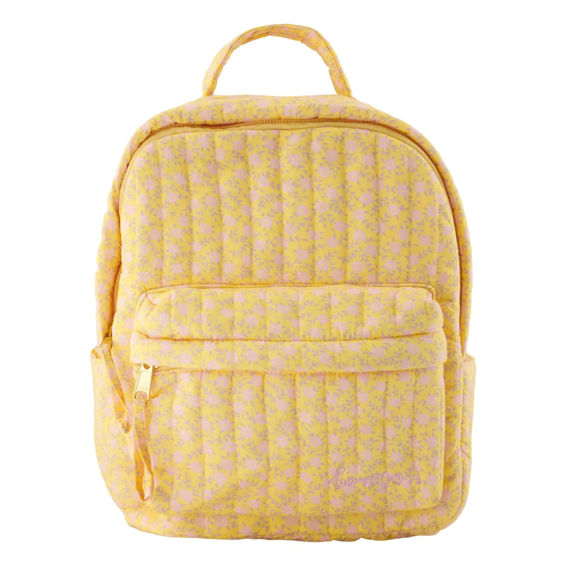 Bonton - PM Fleuri Backpack | Yellow