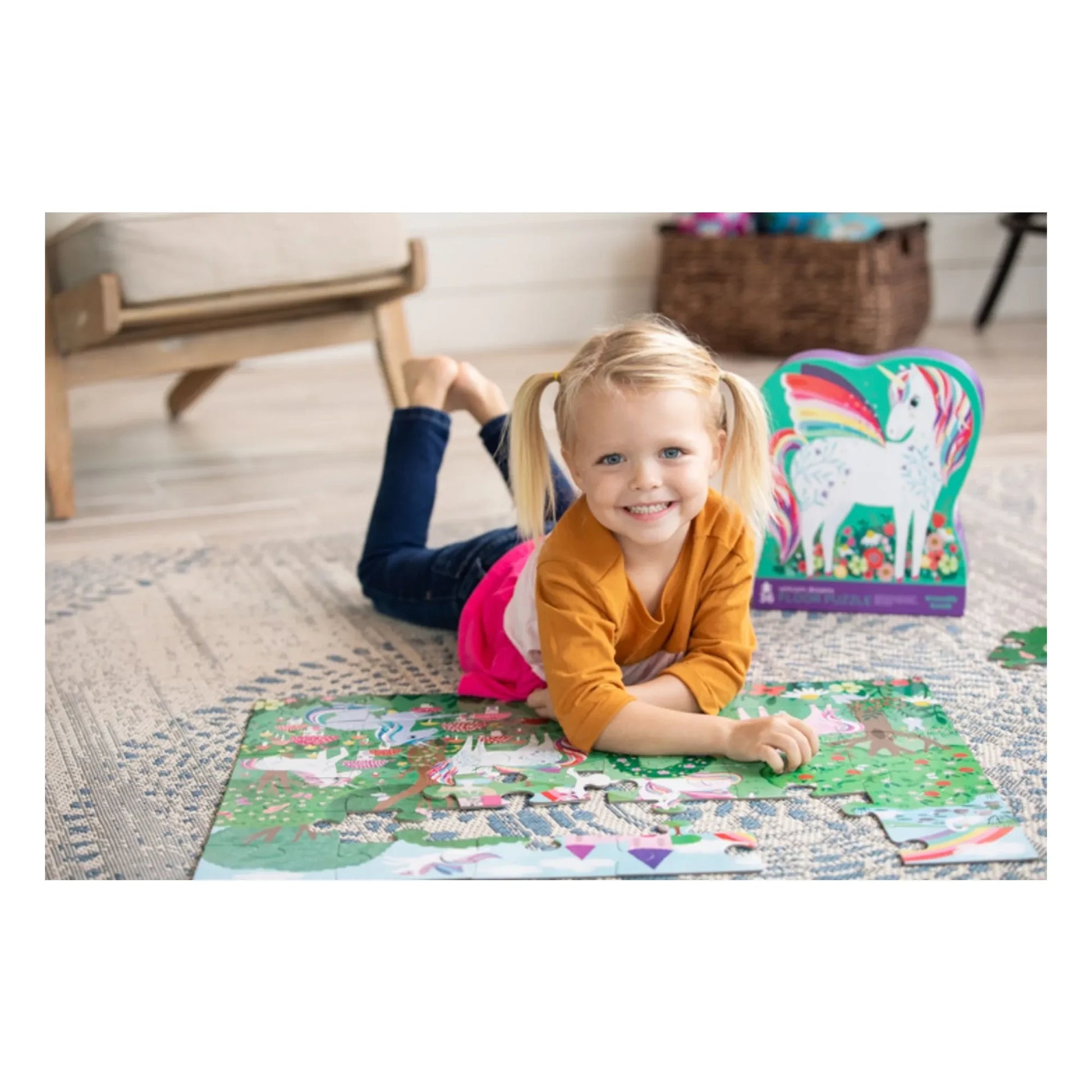 Crocodile Creek - Unicorn Garden Puzzle - 36 pieces