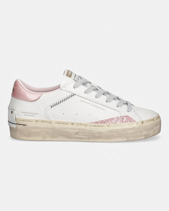 Crime London SK8 DELUXE WEDGE Kadın Deri Sneakers