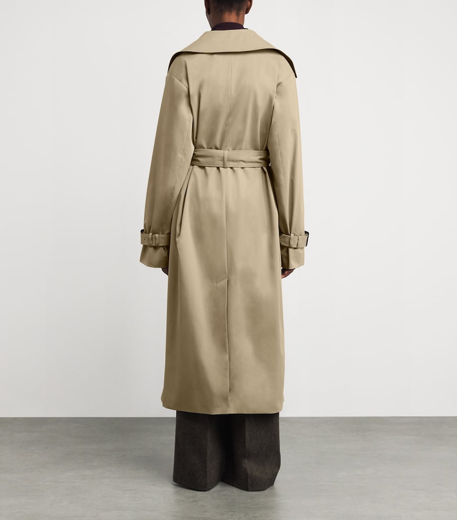 CAMILLA AND MARC Green Minaret Trench Coat