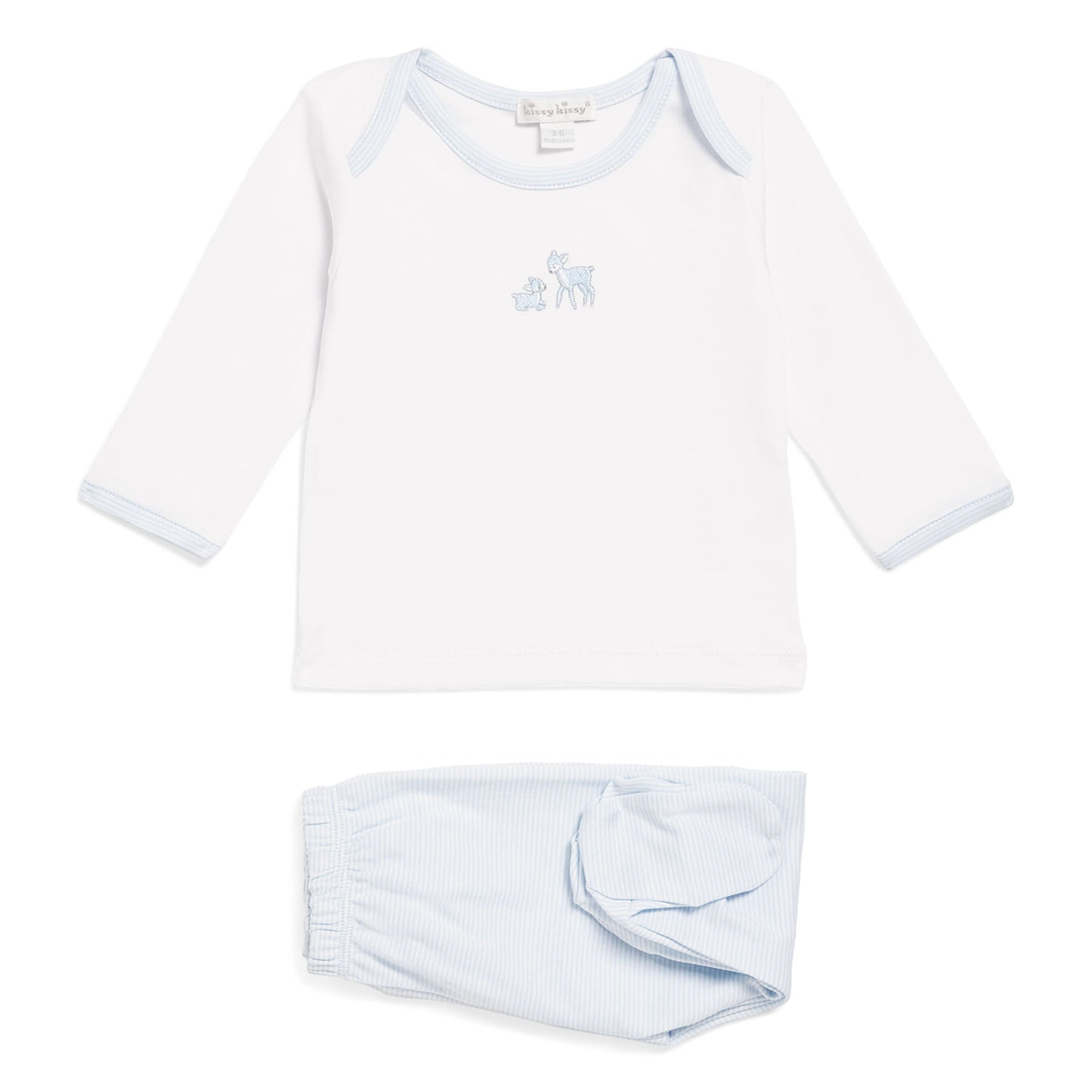Pima Cotton Forest Fanfare Pyjama Set (0-6 Months)