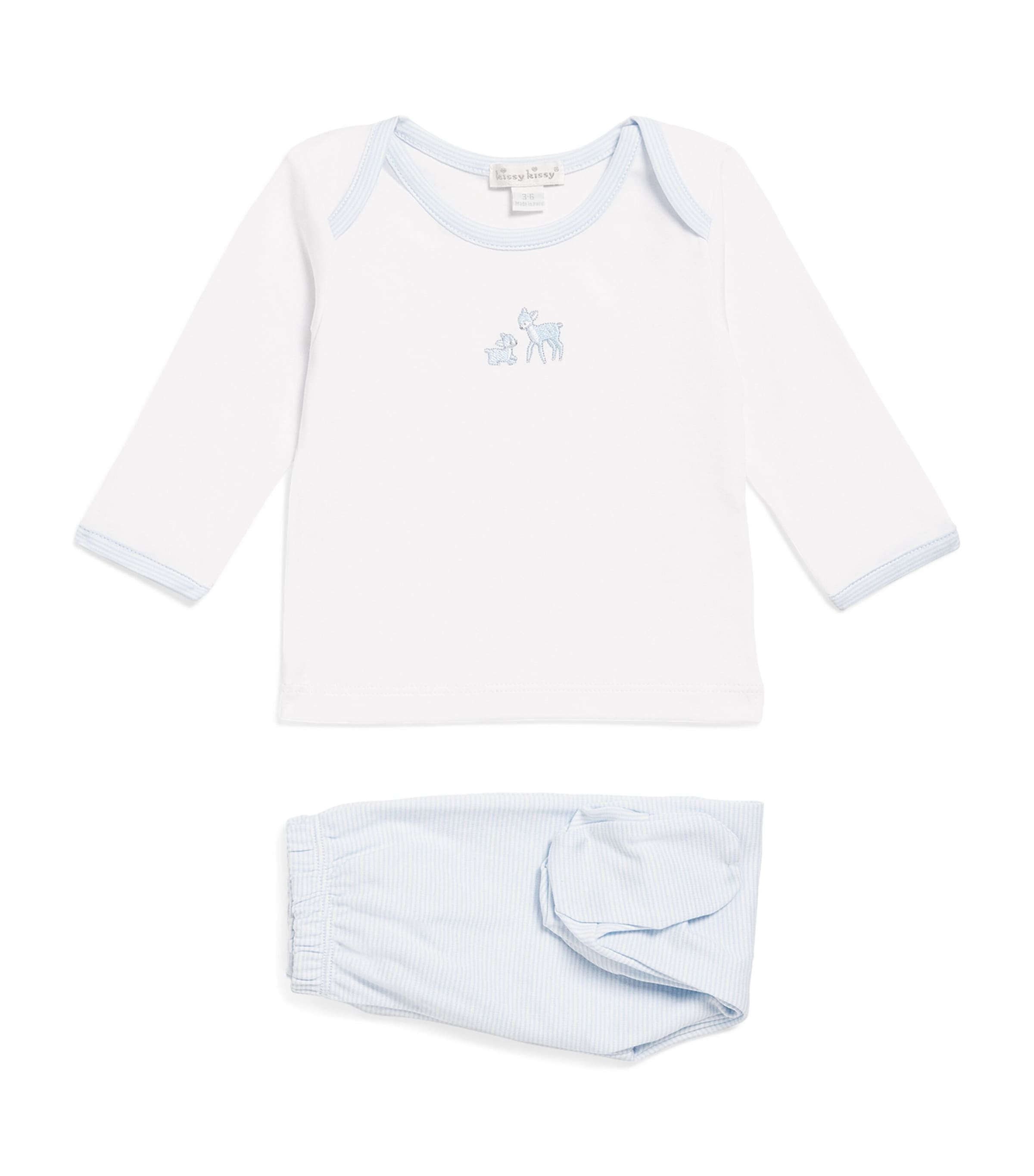 Pima Cotton Forest Fanfare Pyjama Set (0-6 Months)