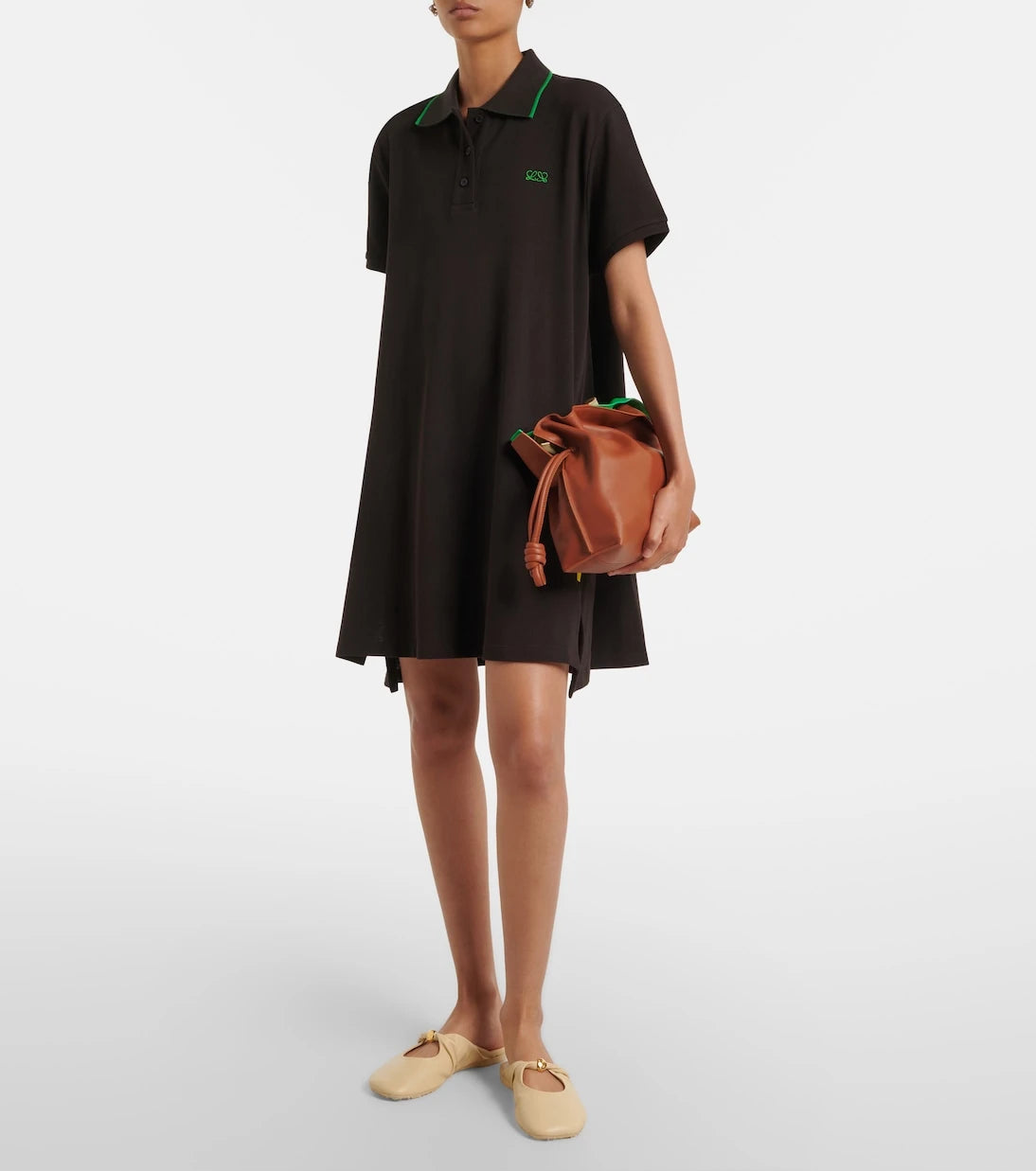 Loewe - Flamenco Medium layered leather clutch