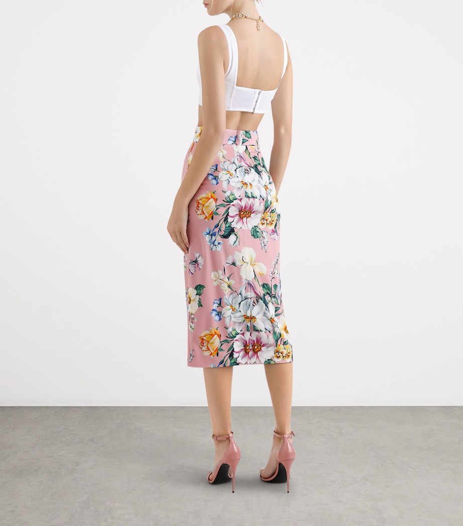 Floral Midi Skirt