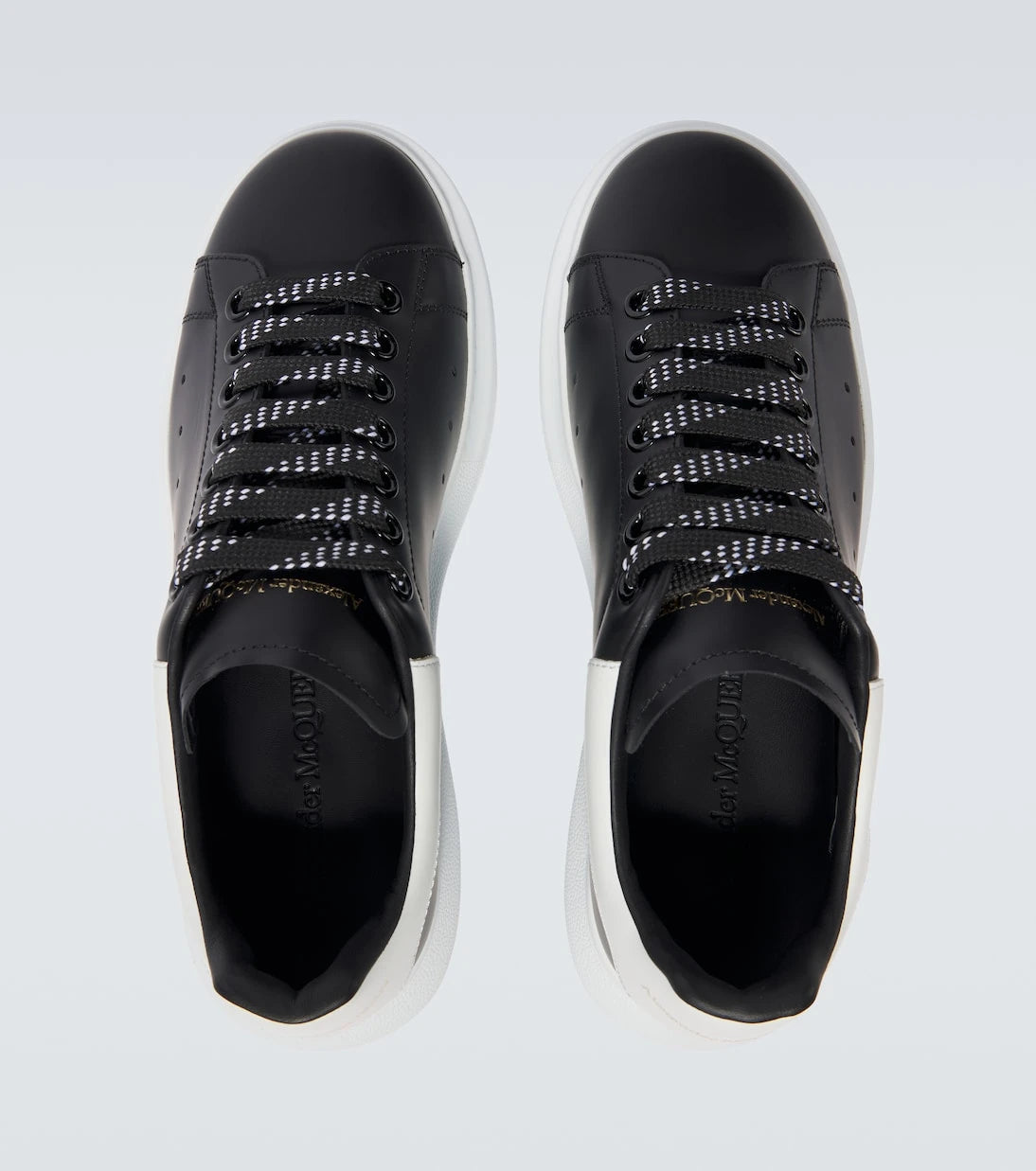 McQueen - Oversized leather sneakers