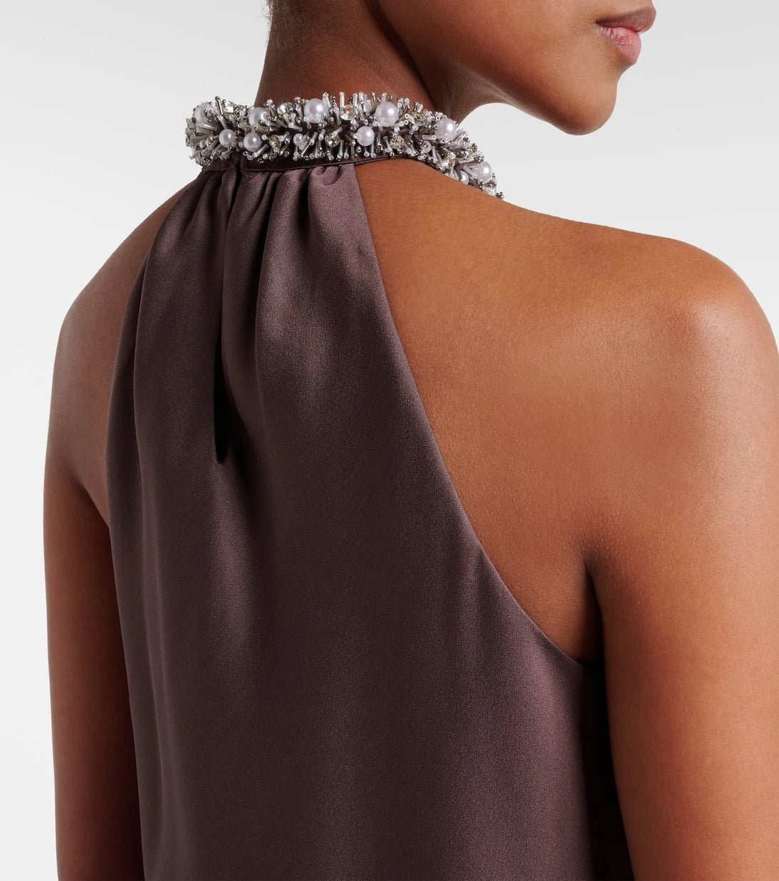 Simkhai - Embellished satin top