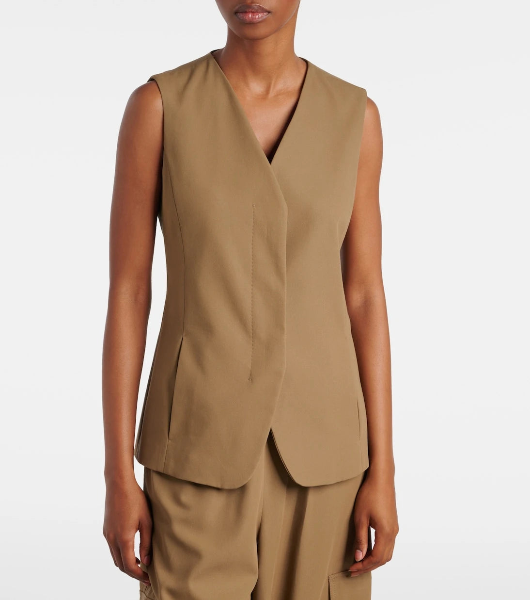 Max Mara - Cotton twill vest