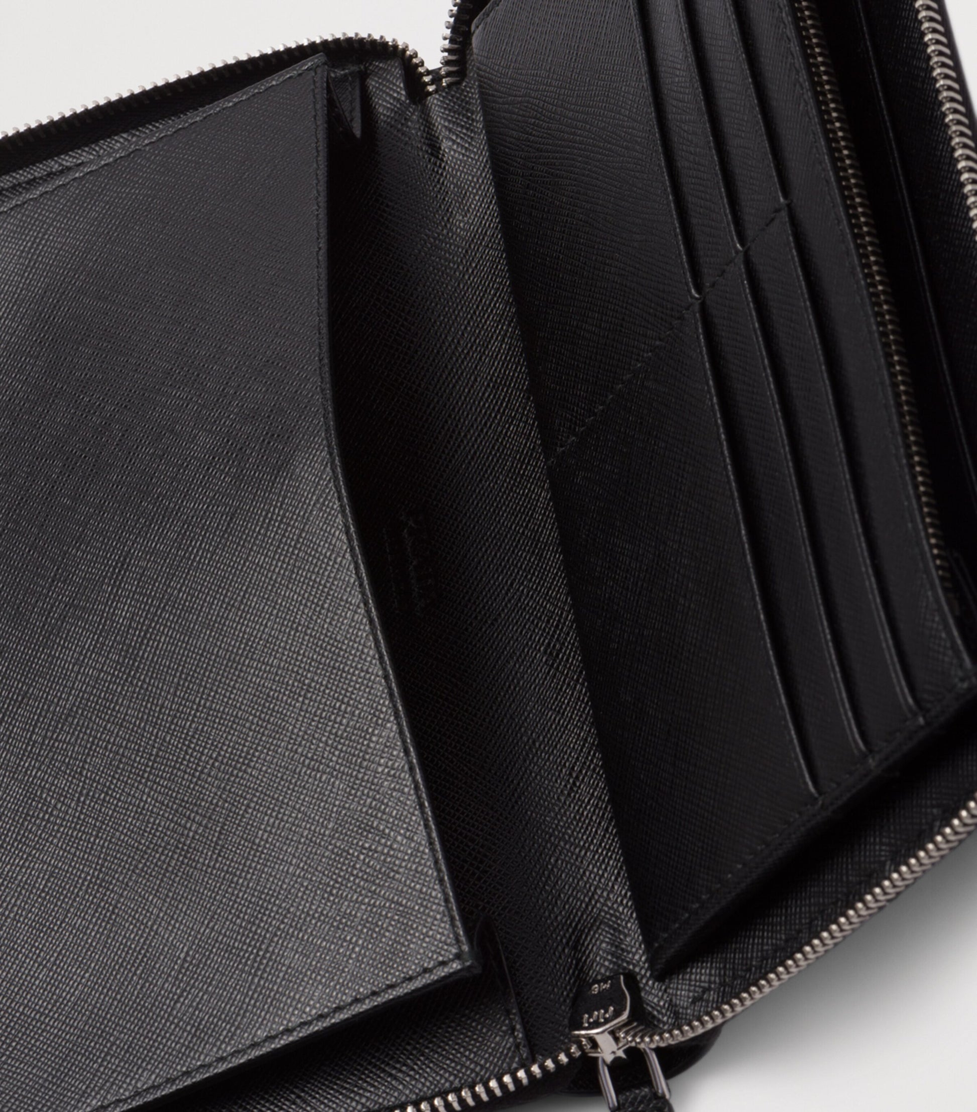 Saffiano Leather Zip-Around Wallet
