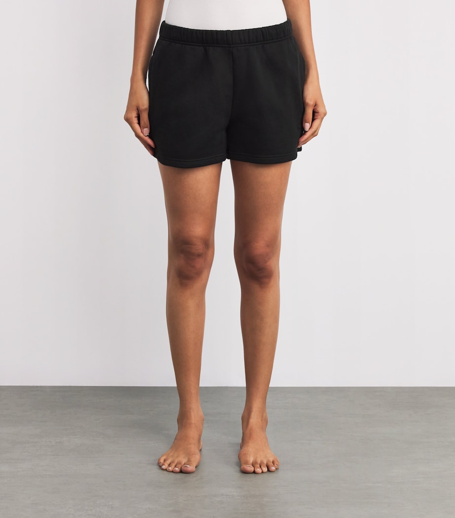 Cotton-Blend Fleece Shorts